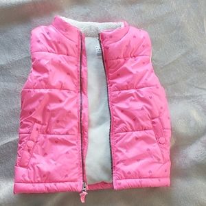 Carter's- girl's cozy vest 4t